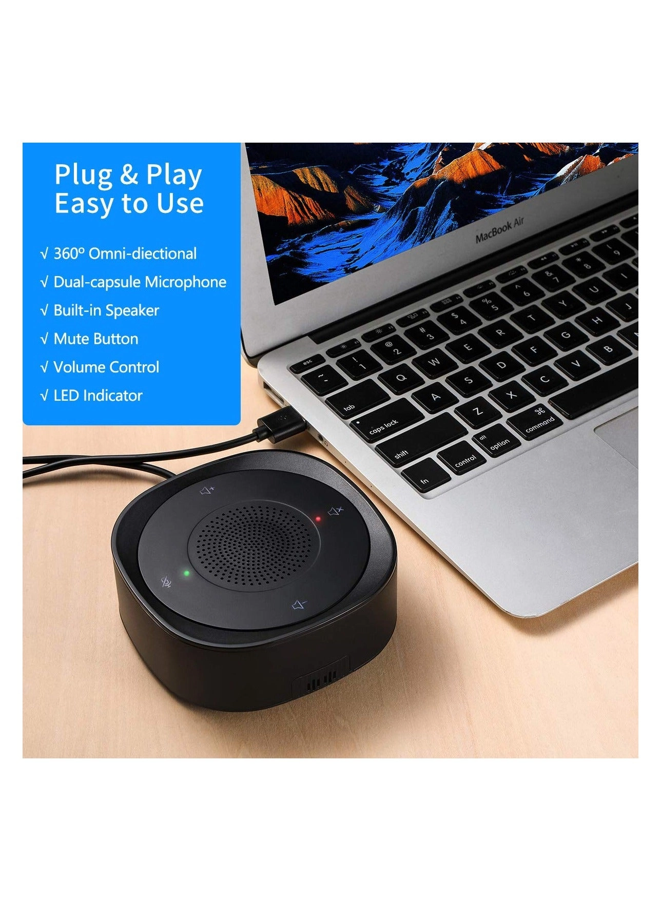 Conference Speaker and Microphone