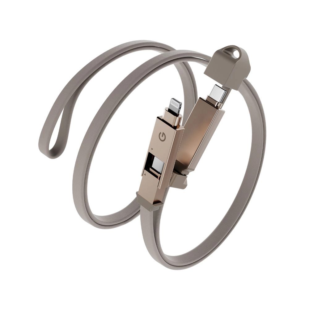 Energea Sheath 2-In-1 C to Lightning Cable 1m