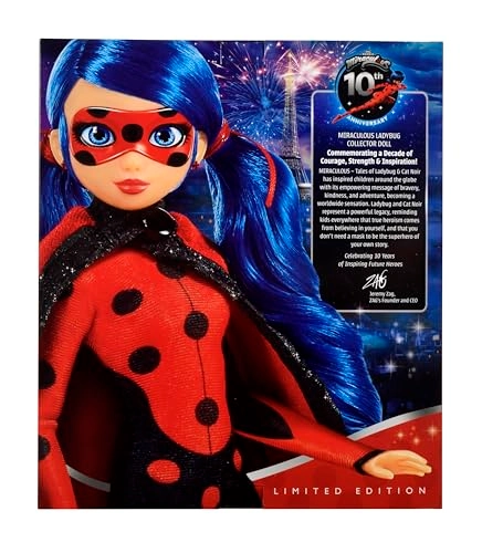 Ladybug Doll - 26cm Limited Edition 10th Birthday Ages 4+