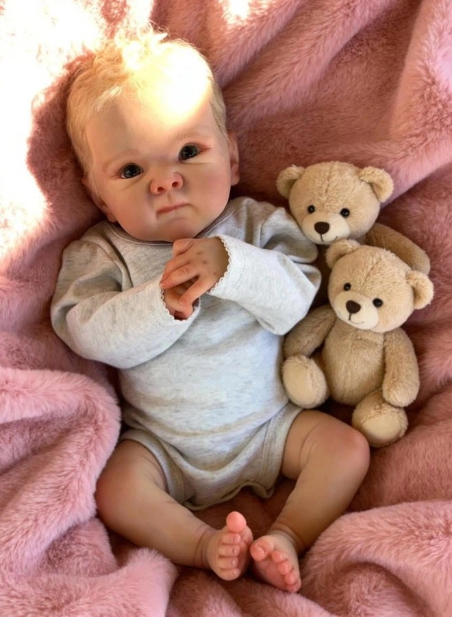 Reborn Baby Doll - 18 Inch Silicone Boy Ages 3+