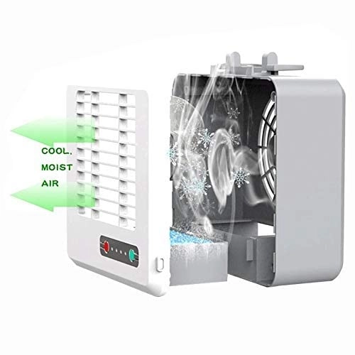 Portable Mini Silent Energy Saving Desktop Air Conditioner Fan Electric Air Cooler - 5W