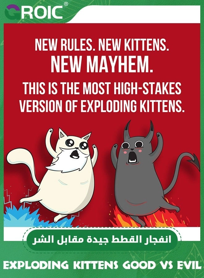 Exploding Kittens Good vs Evil - Card Game