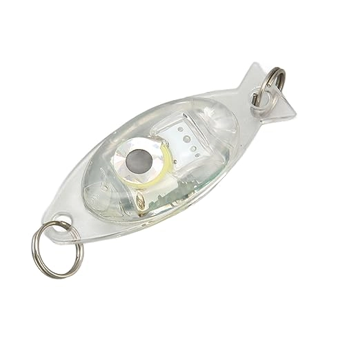 LED Fishing Lure Light - 10Pcs Eye Shape Deep Drop