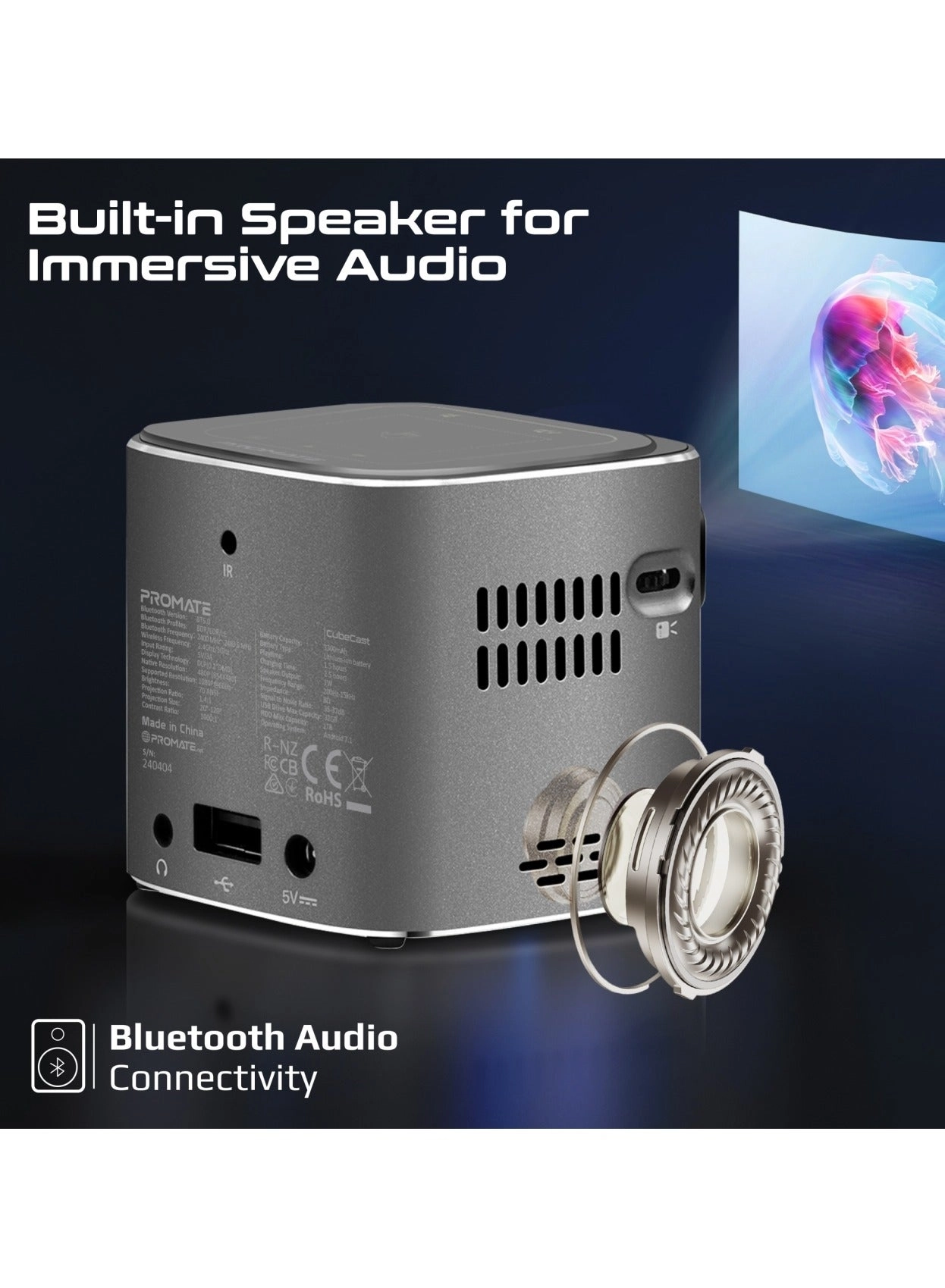 CubeCast.UK 70 ANSI Brightness