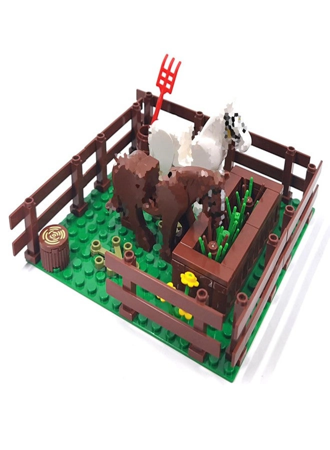 Farm Animals Zoo Building Block Set A
