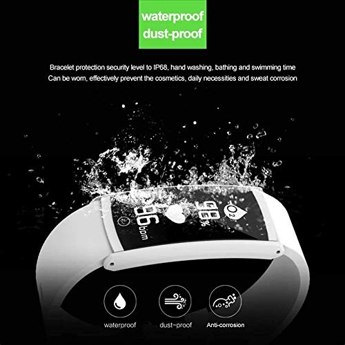 Heart Rate Blood Pressure Monitor Smart Watch - IP68 1 Inches