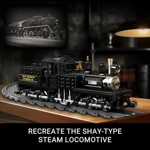 Shay-Type Steam Locomotive - Led Lighting Remote/App Control