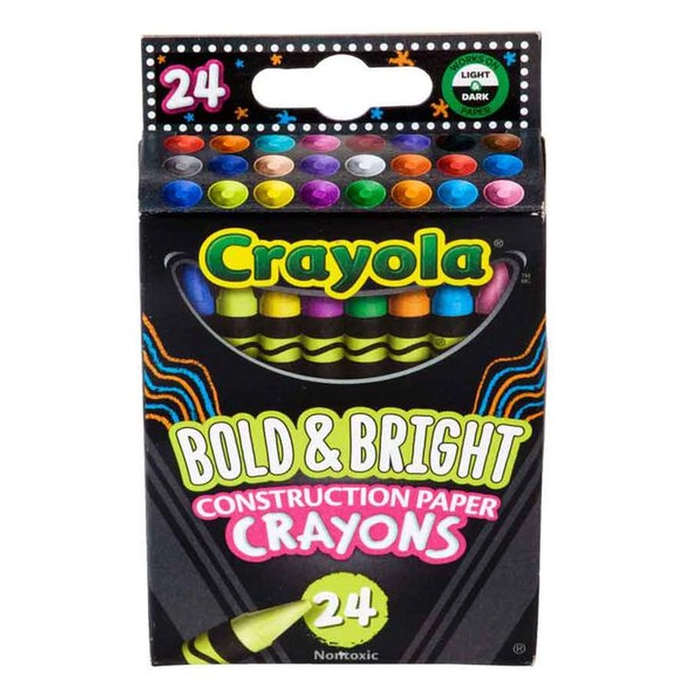 Crayola Construction Paper Crayons - 24pcs