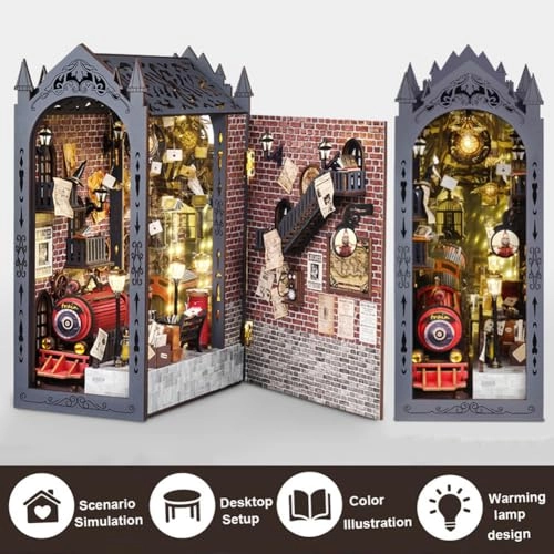 3D Wooden Assembled Dollhouse Kit - Temporal Trajectory