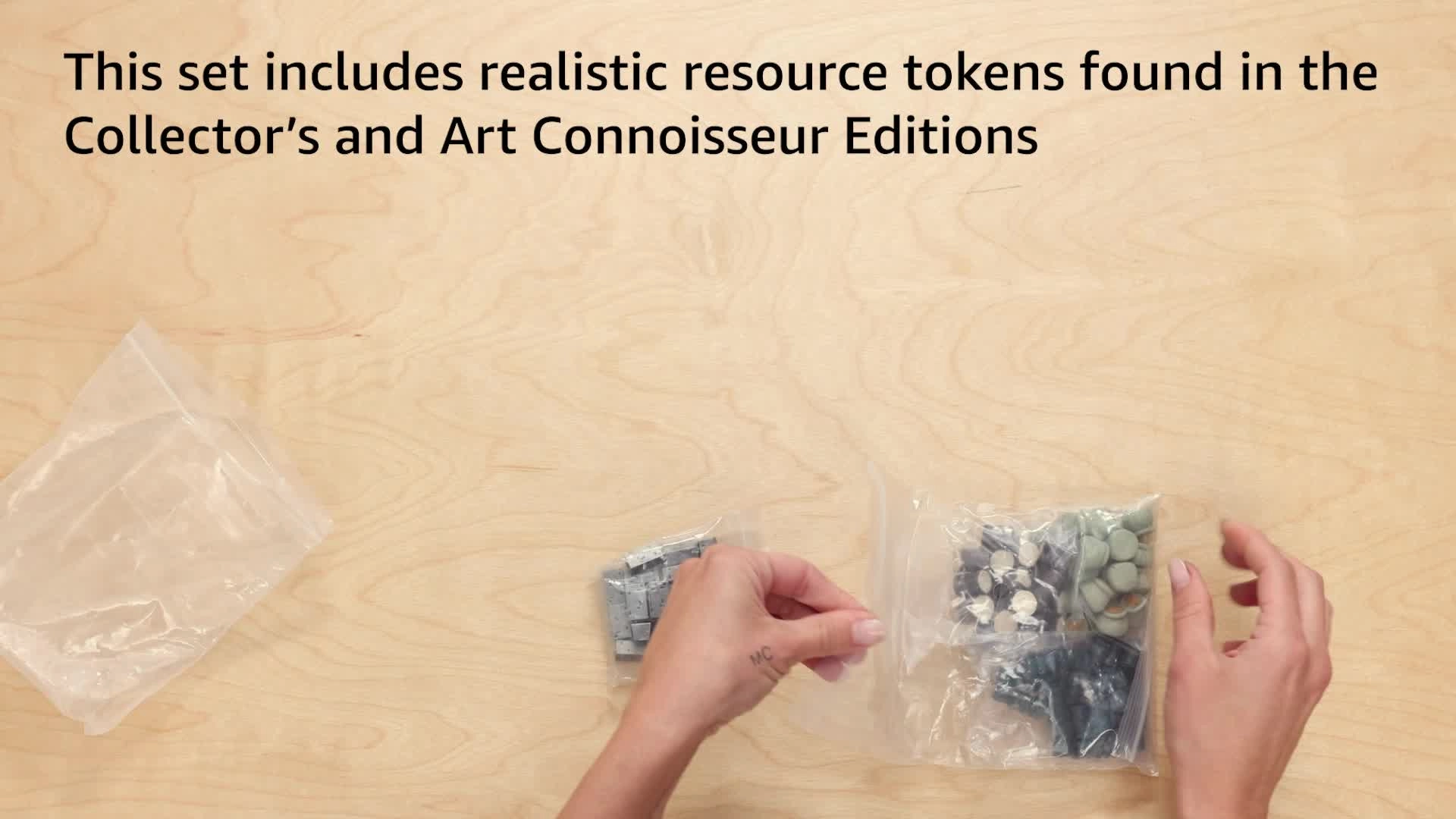 Scythe Realistic Resources Tokens - Wood Multicolor