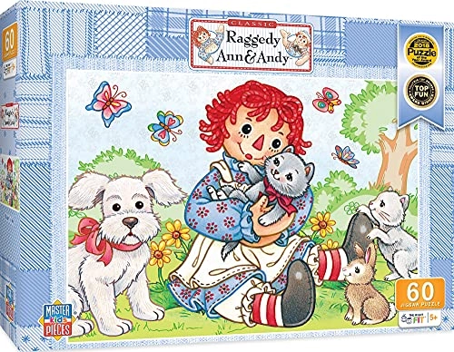 MZA STORES Raggedy Ann Andy Best Friends Right Fit Puzzle - 60 pcs