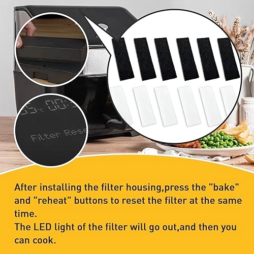 Air Fryer Replacement Filters - 12 Pcs