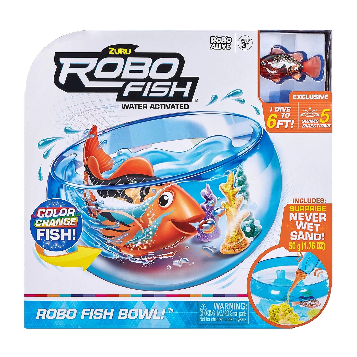 Robo Fish - Water Activated Color Changing