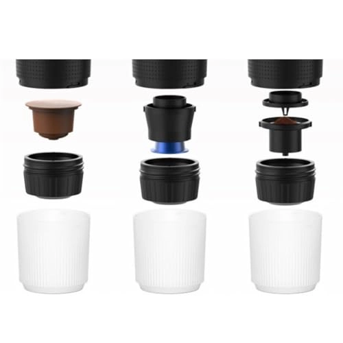 Portable Coffee Machine - 80ml capsule or powder