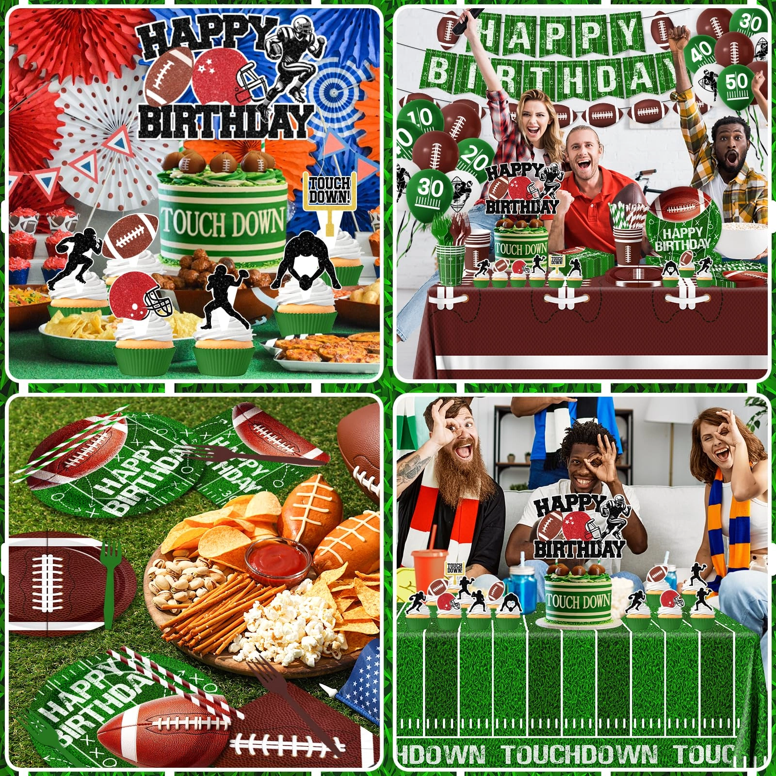 Football Party Tableware Set - 25 piece(s) Birthday