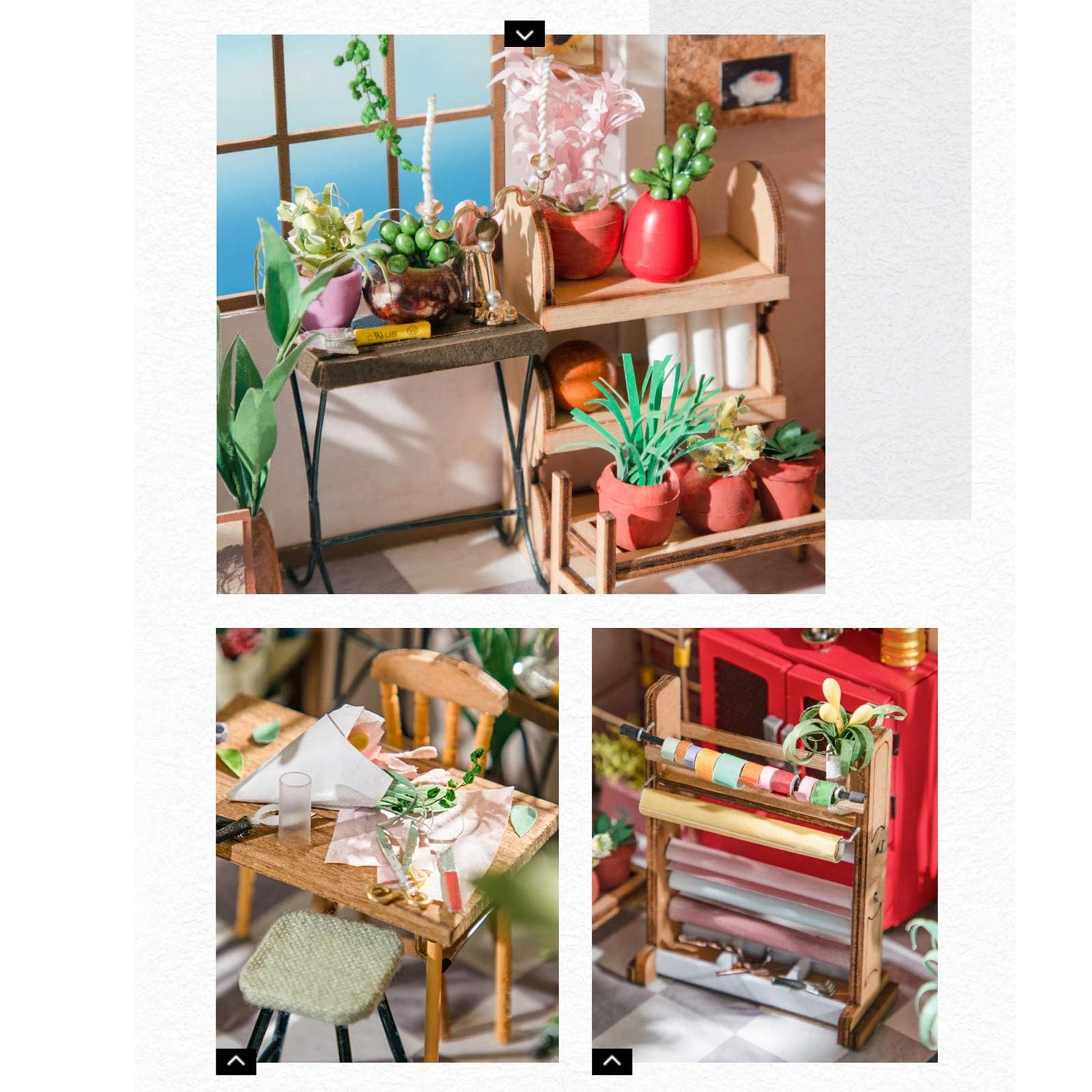 DIY Miniature Dollhouse Kit - Halloween/Christmas 1:20
