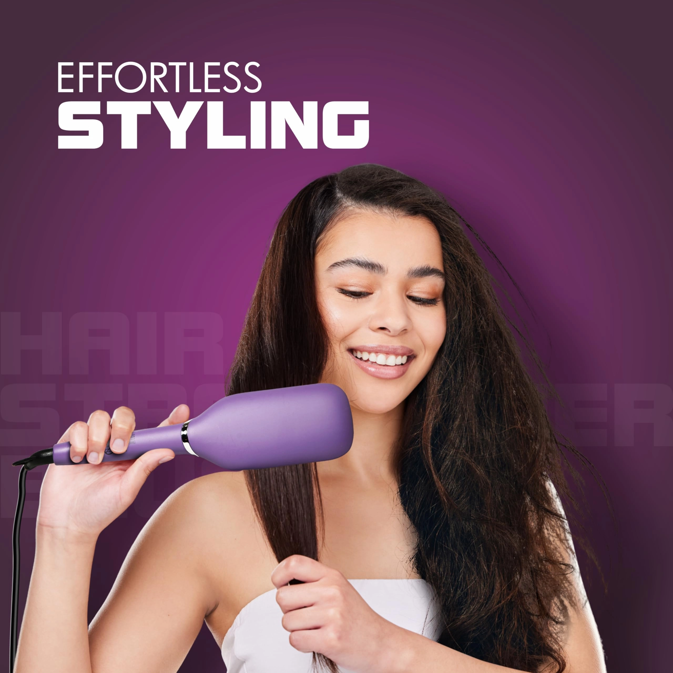 Keratin Infused Hair Straightener Brush