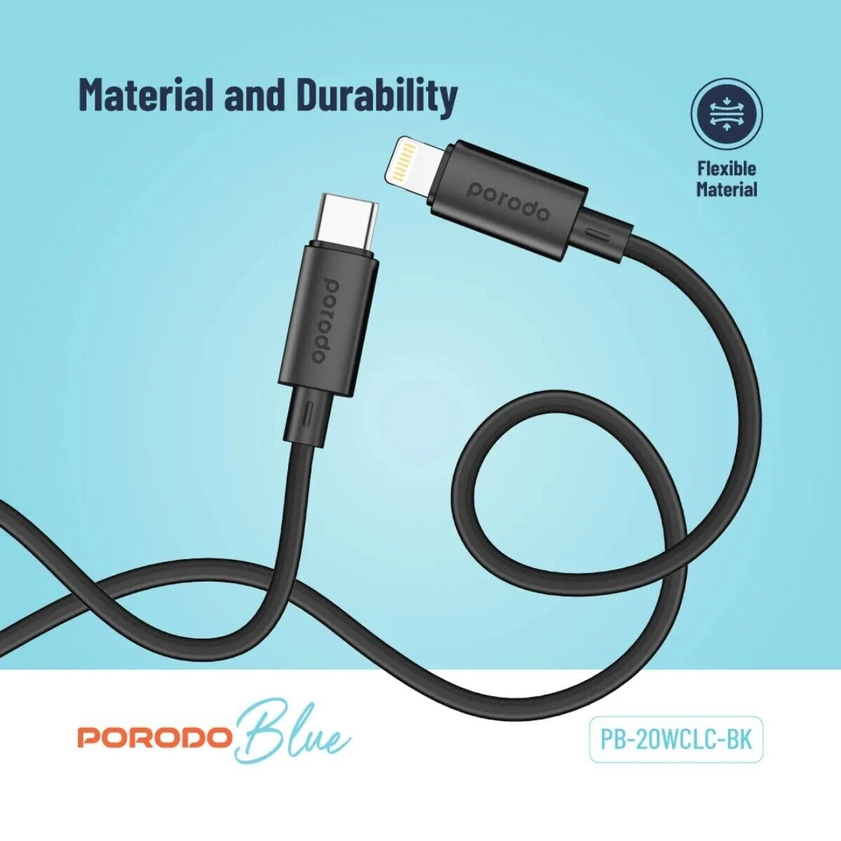 Charge Cable 27W USB-C to Lightning 1.2m