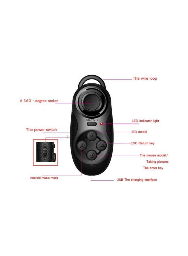 Wireless Game Controller - Black