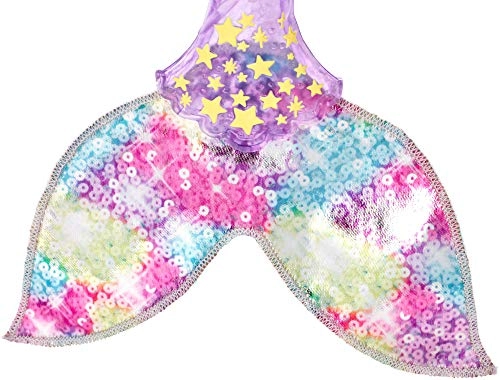 Dreamtopia Twinkle Lights Mermaid Doll - Water-Activated Twinkle Light-Up Tail Purple-Streaked Hair Ages 3+