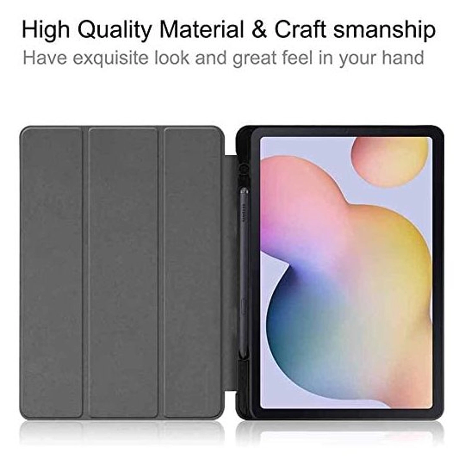 Folio Case with Screen Protector for Galaxy Tab S7