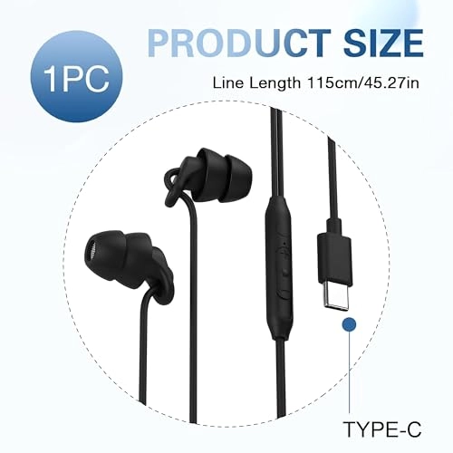 Sleeping Headphones Wired Earbud