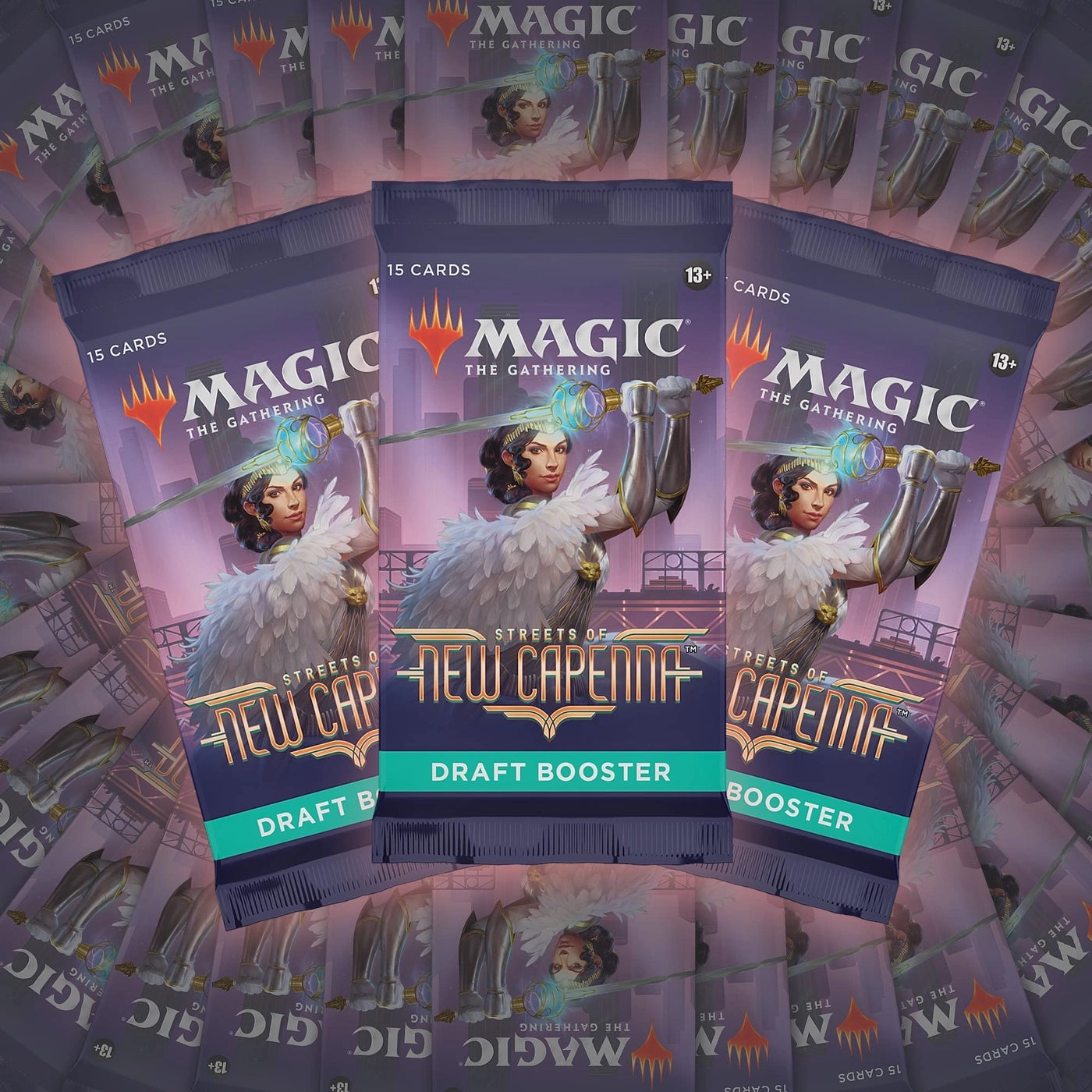 Streets of New Capenna Draft Booster - 36 Packs 541pcs + Box Topper - Foil