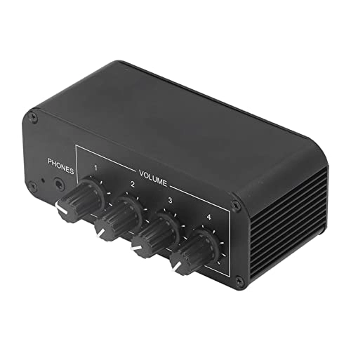 Stereo Sound Mixer - 4 Channel RCA Input and Output