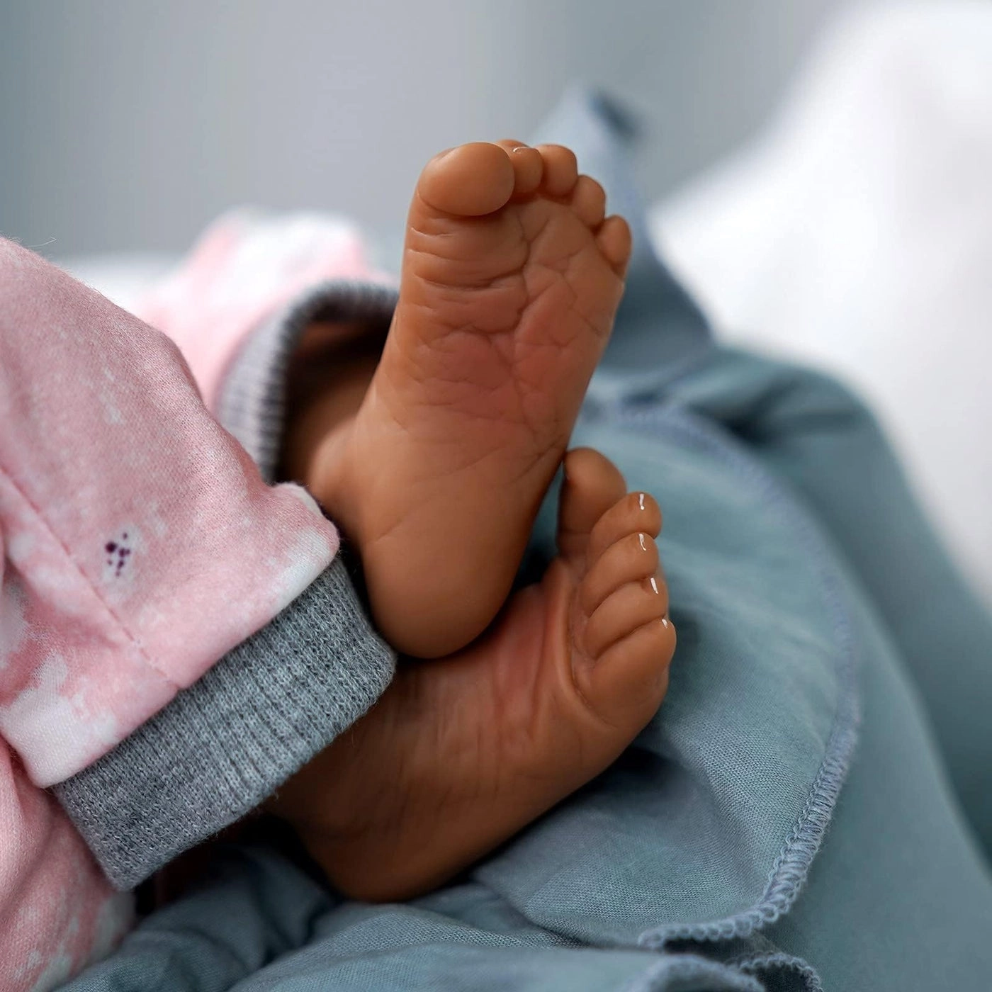 Reborn Baby Doll - 17Inch Cloth Body African American