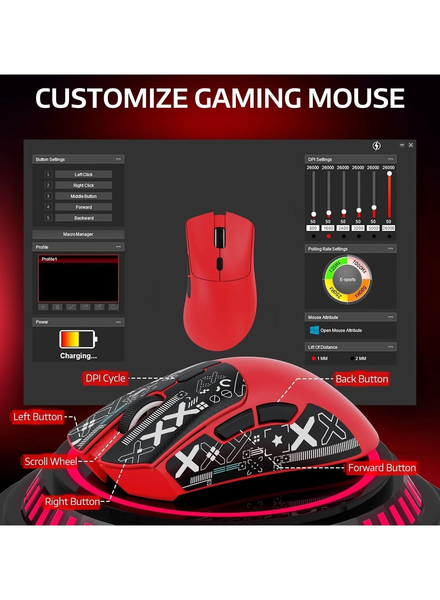 R1 Superlight Mouse - Wireless
