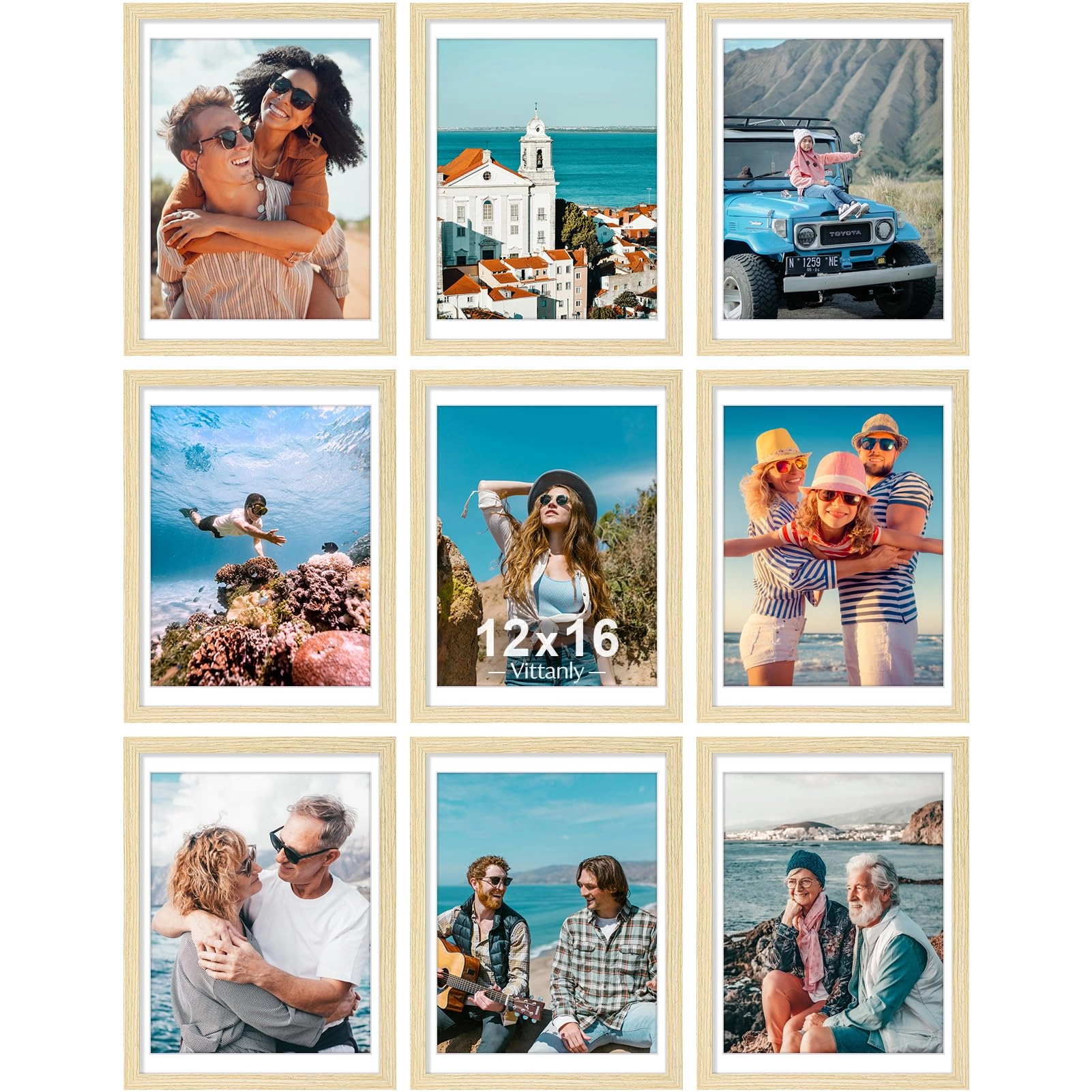 vittanly Picture Frames - 12x16 9