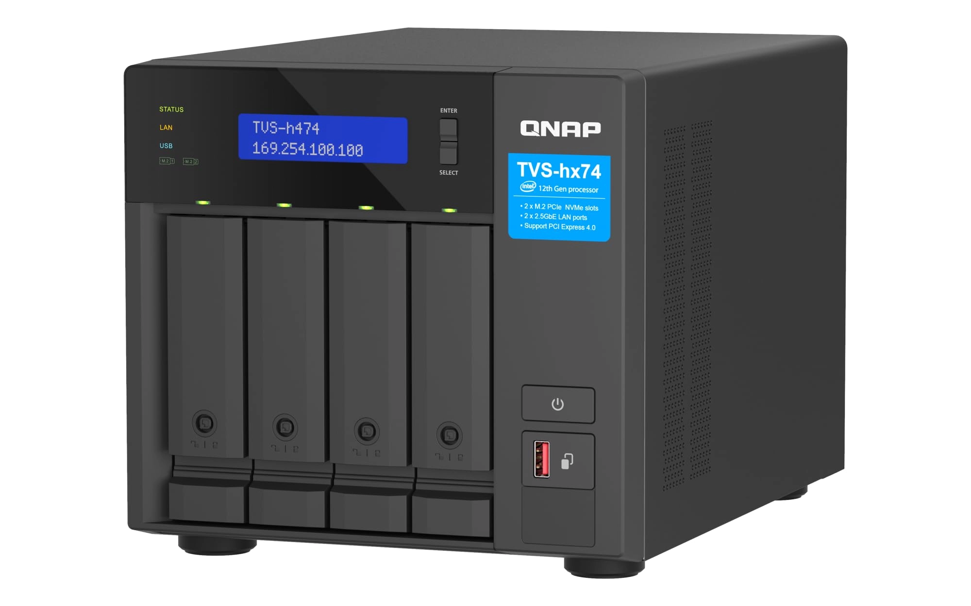 TVS-h474-PT-8G 4-Bay