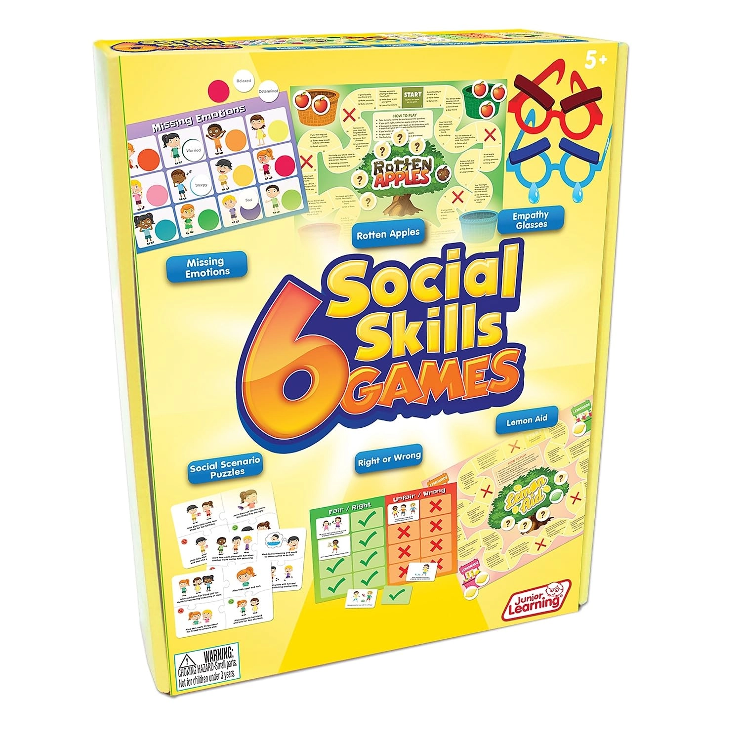 Junior Learning Social Skills Games - 6 pieces