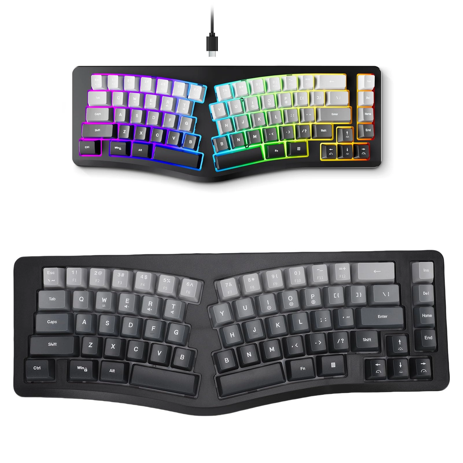 Dpofirs Ergonomic Split Keyboard - Wired