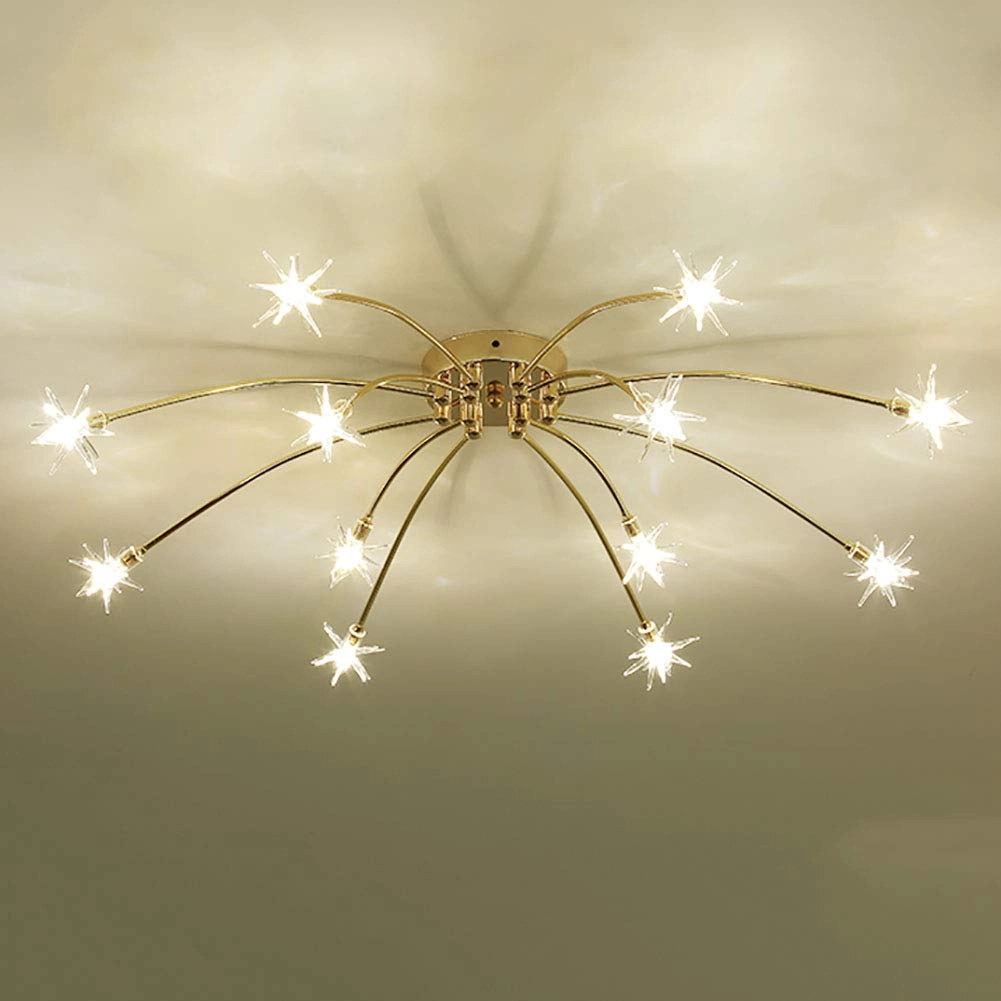 Nordic Art Stars Ceiling - G4 21 head Black and white light