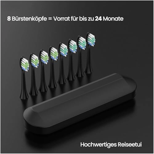 C3 - 8 Brush Heads Travel Case USB Type-C Charging