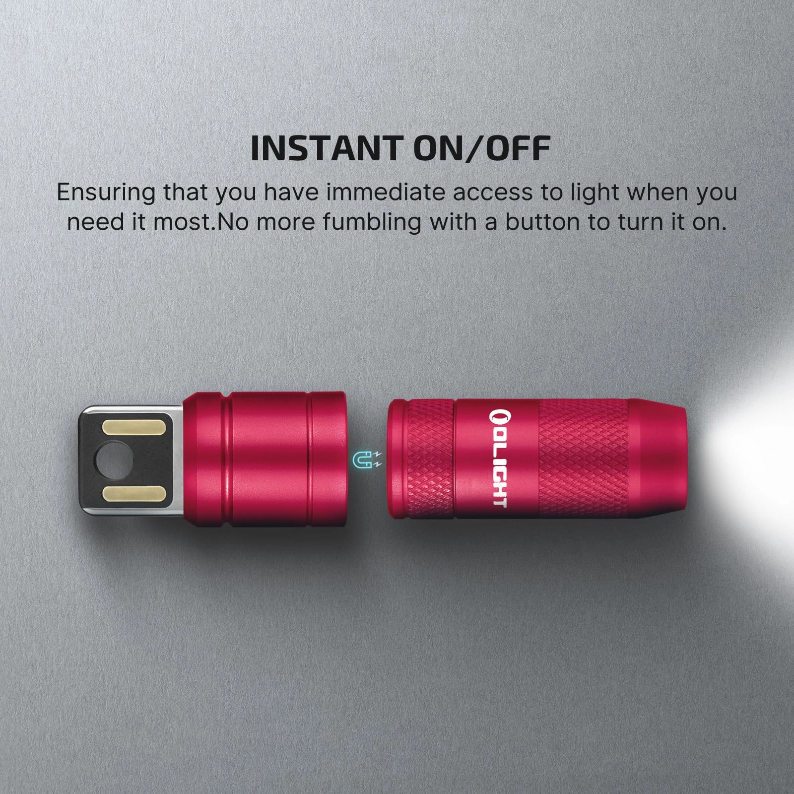 IMINI 2 Keychain Flashlight Rechargeable (50lm)