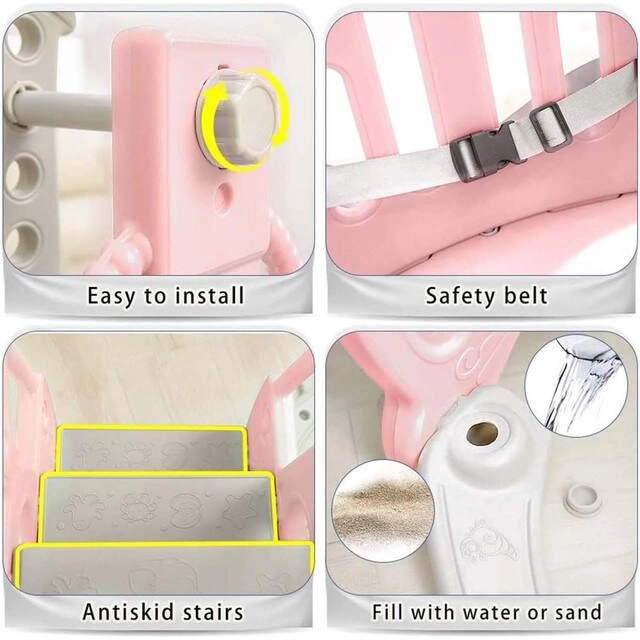 3in1 Swing wt Slide - Pink 50 Kgs