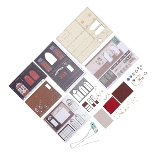 Miniature Model House - DIY 3D Puzzle LED Light Strip