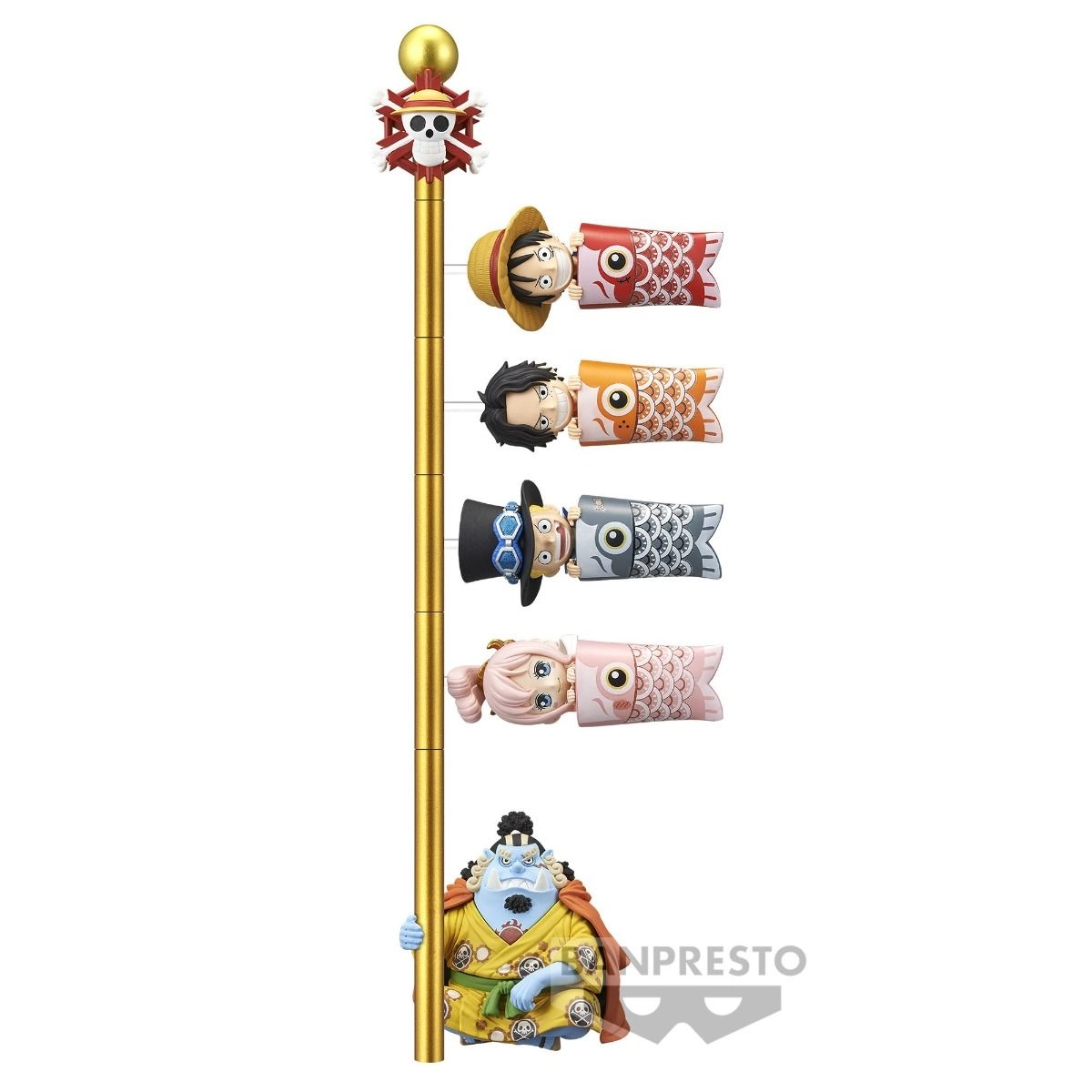 BNP One Piece World Collectable Figure-Carp Streamer - 6 cm (4983164197303)