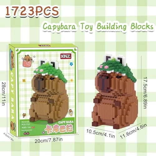Capybara Micro Building Blocks - 1723 pcs