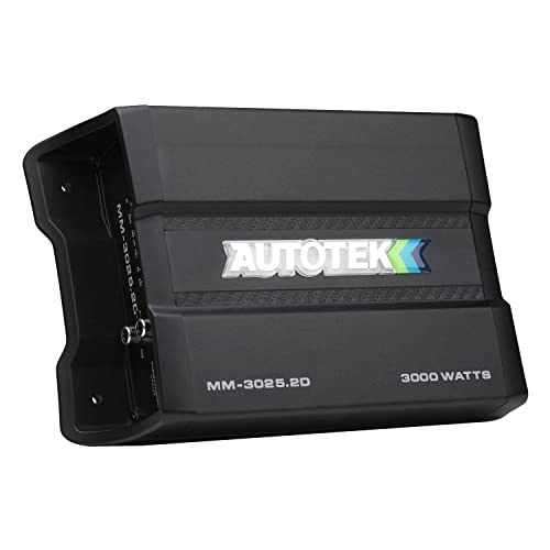 Autotek MM-3025.2D - Class D 2 Channel 3000 Watt