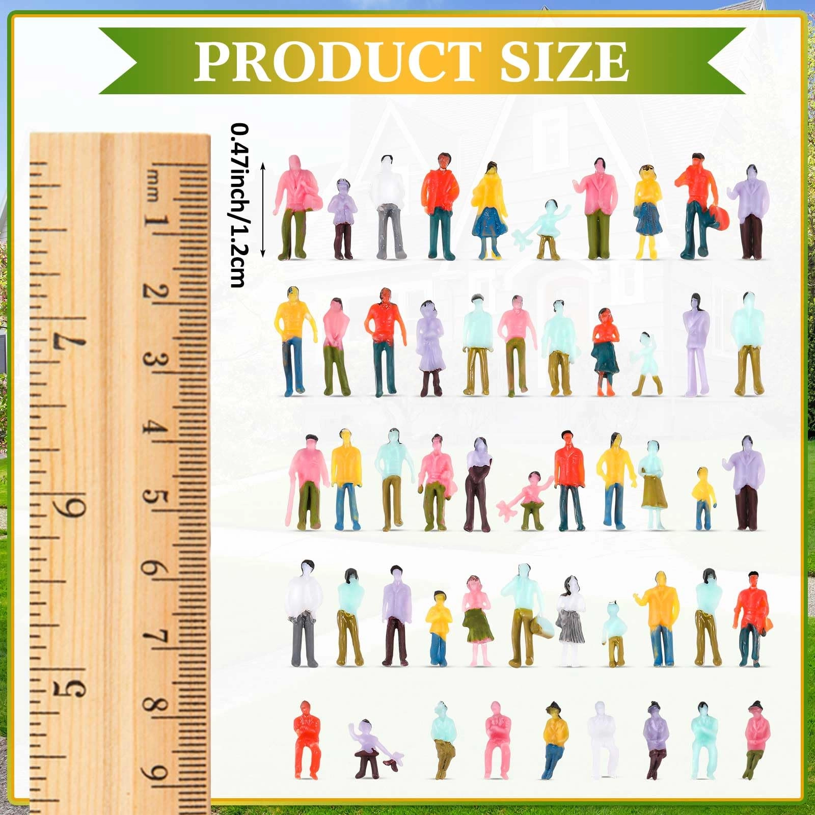 Mini People Figurines - 200 1:150 Scale