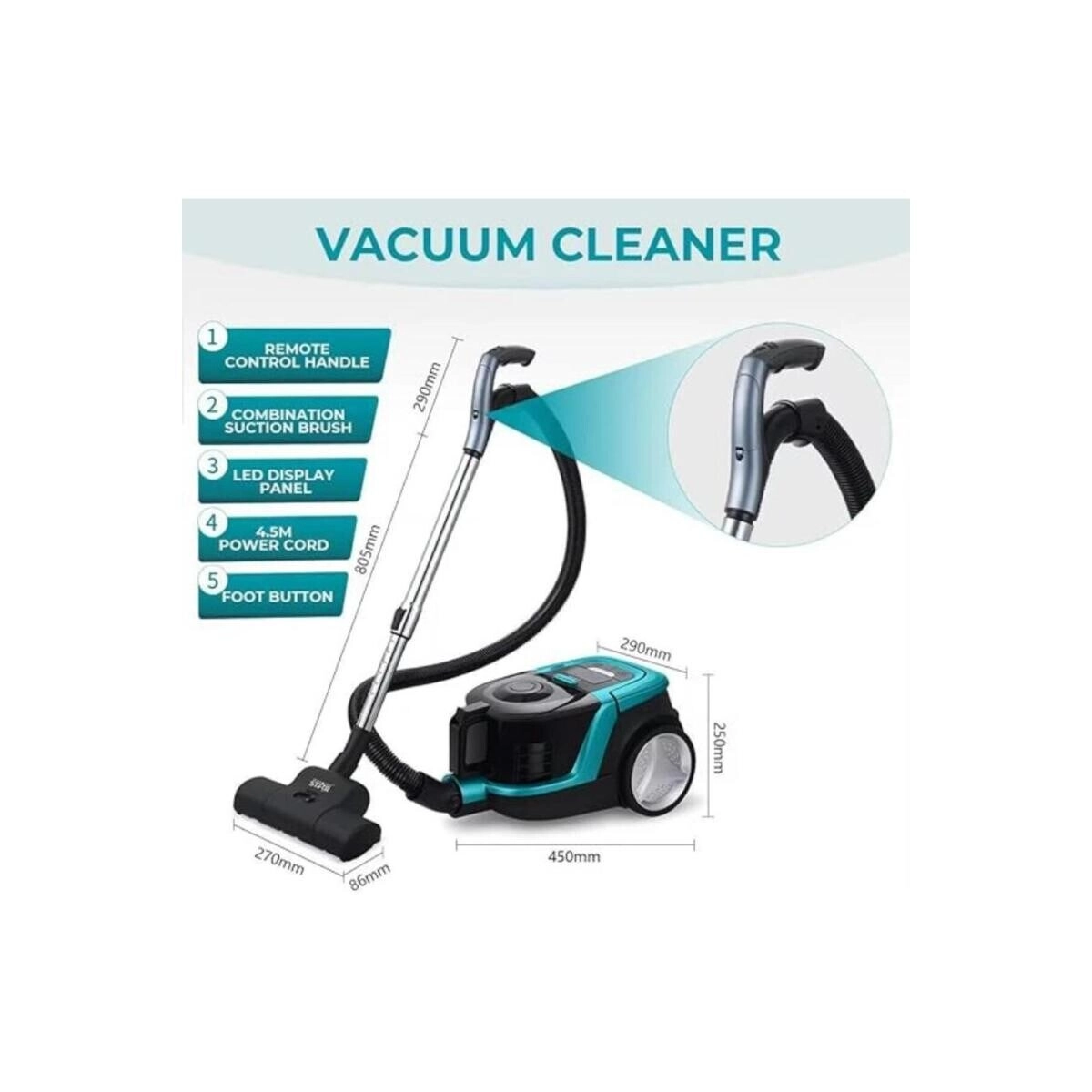 Bagless Vacuum Cleaner (8233000172886)