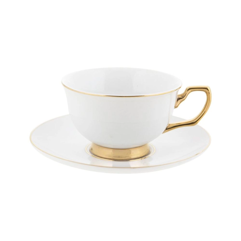 CRISTINE RE Coffee Cup & Saucer - GOLD