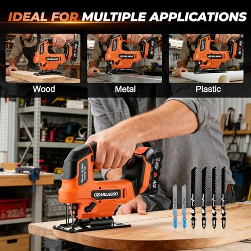 Cordless Jig Saw - 2×2.0Ah