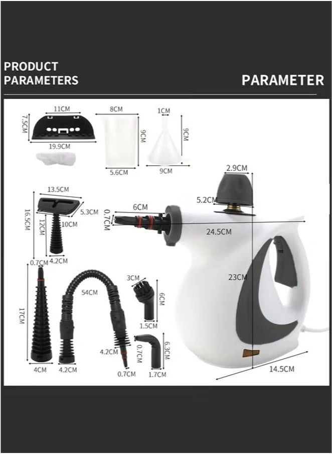 Handheld Steam Cleaner - 2.8-3.2Bar 350 ml