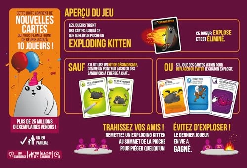 Exploding Kittens - French Kinder, Erwachsene