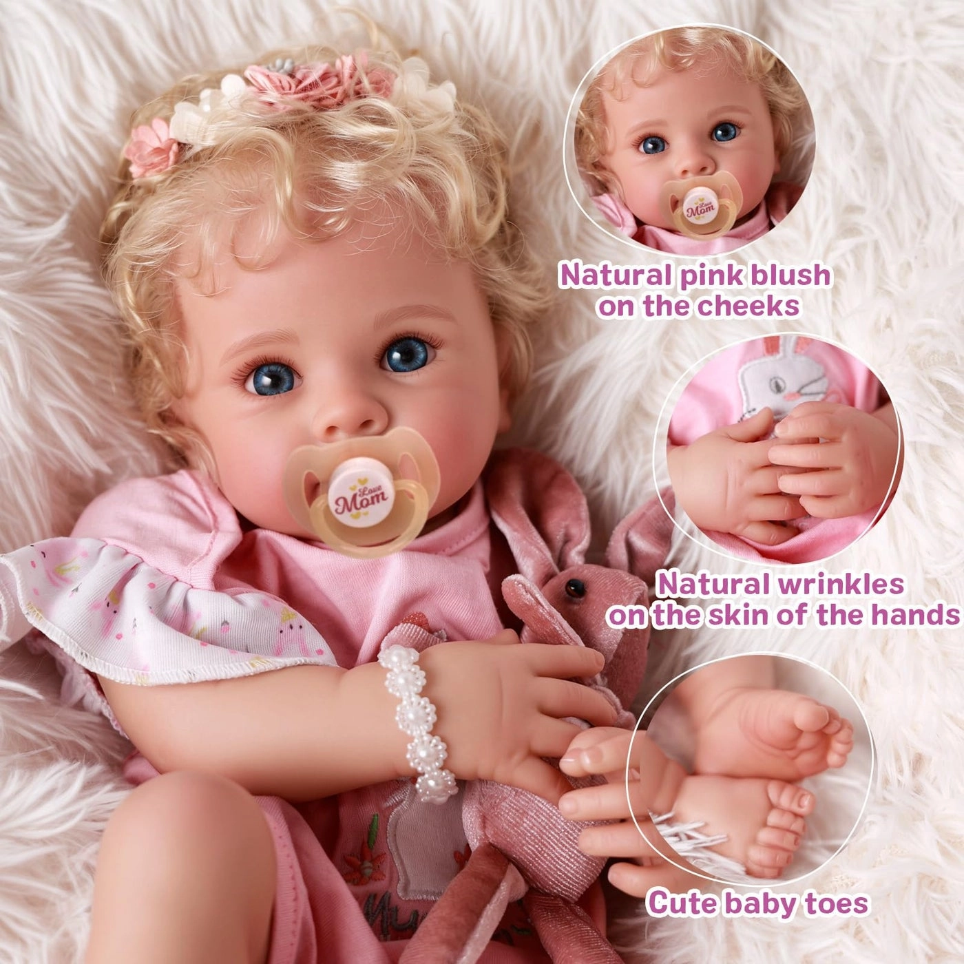 Bettie Reborn Baby Doll - 17 Inch Soft Body Ages 3+