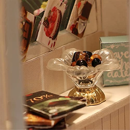 DIY Dollhouse Kit - 30x24.5x27.6 cm LED Light